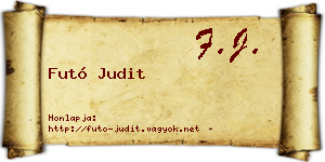 Futó Judit névjegykártya