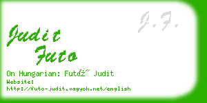 judit futo business card